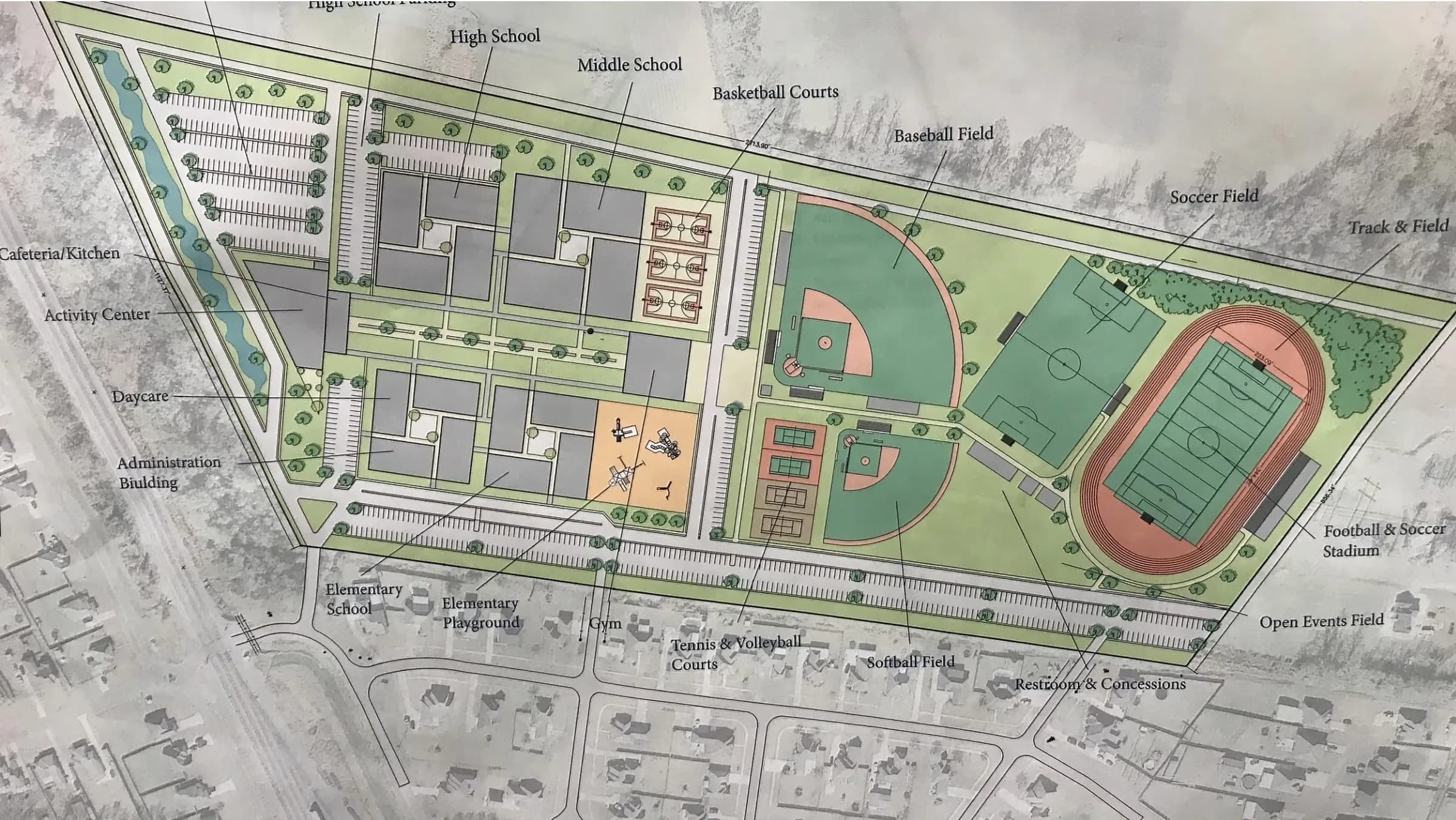 Site plan for the new Church at Addis campus